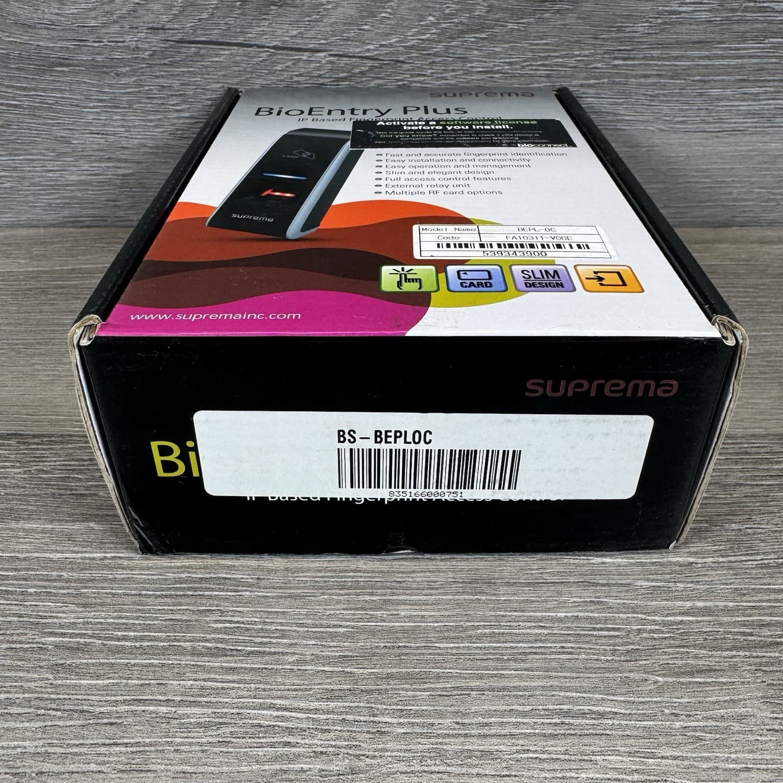 Suprema BioEntry Plus IP Based Fingerprint Access Control - BEPL-OC 4