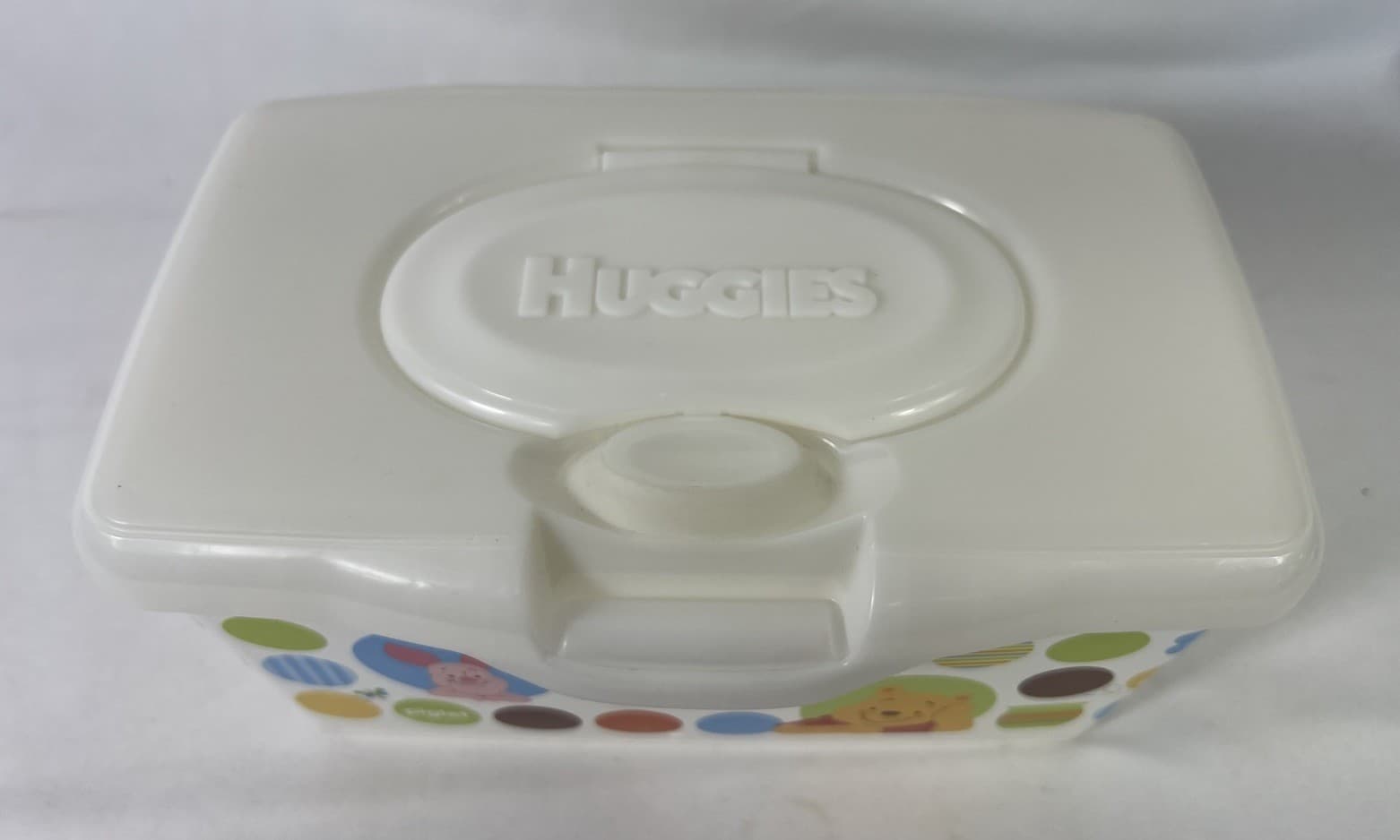 Huggies EMPTY POP-UP WIPES CONTAINER “Winnie The Pooh” Polka Dot Piglet Tigger. 3