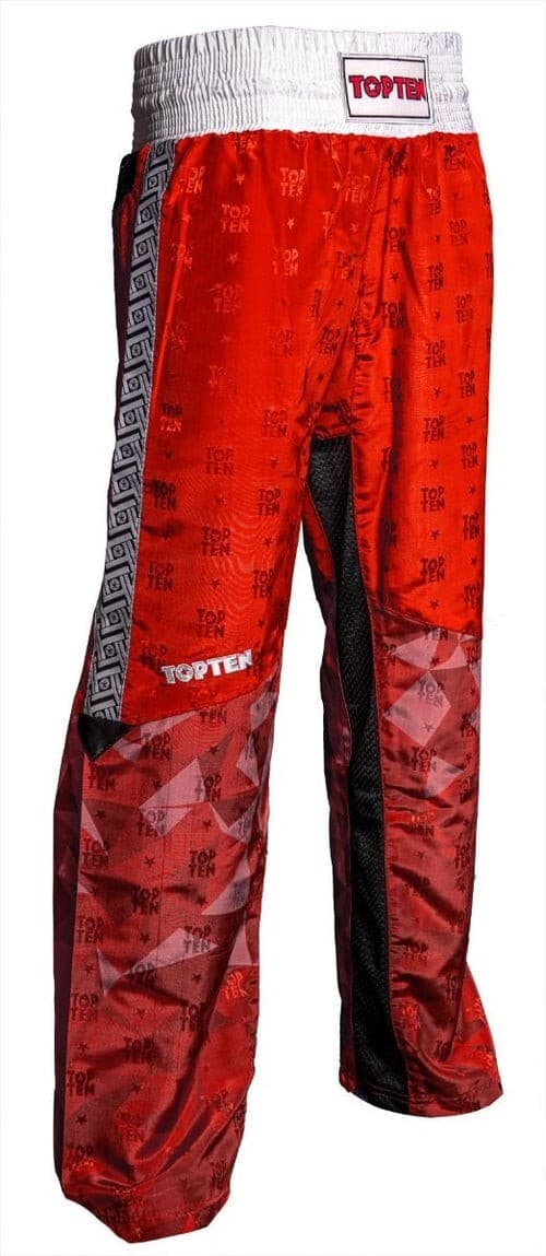 TOP TEN SPORT KARATE KICKBOXING ULTRALIGHT PRISM RED  Uniform Gi MMA TKD Martial 3