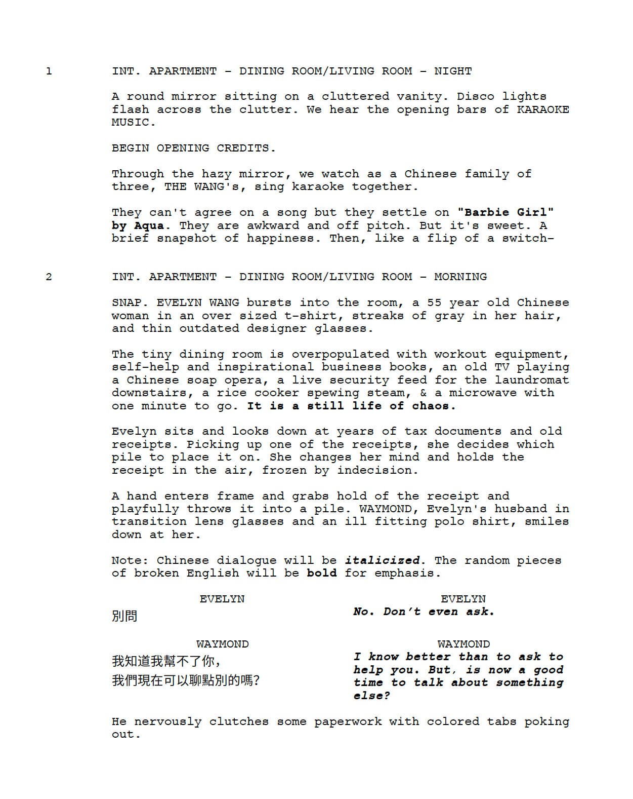 Everything Everywhere All At Once Movie Script Screenplay Gift for Film Buffs  2