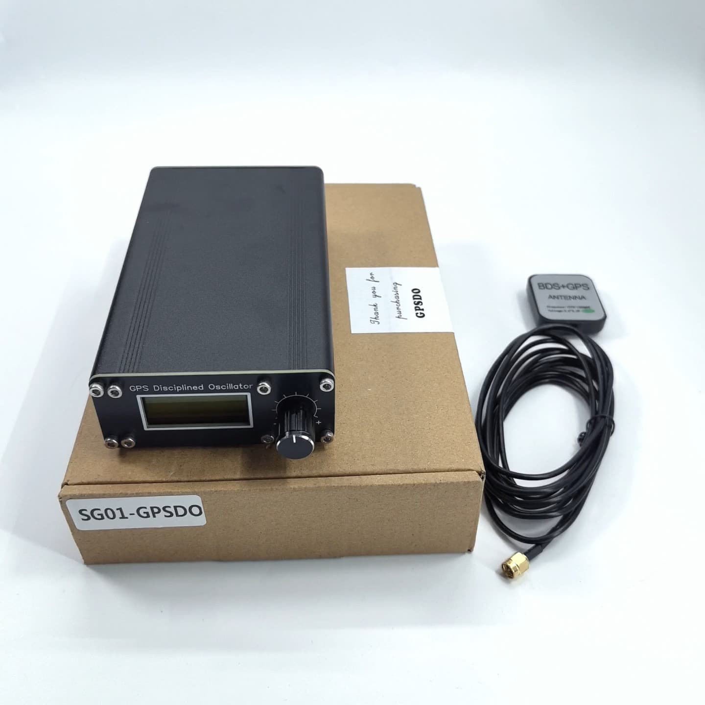 GPSDO 10MHz Signal Source Positioning Square Wave GPS Disciplined Oscillator 2