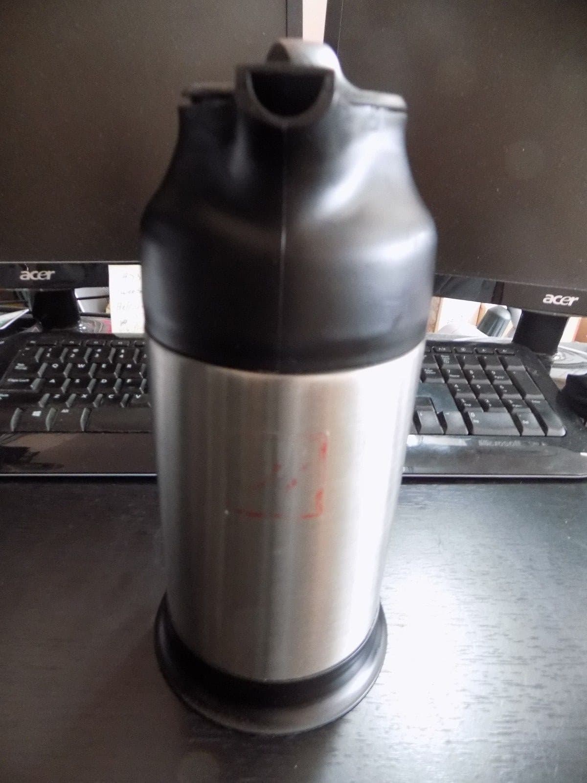 24 oz. Insulated Stainless Steel Creamer Thunder Group TJWB007 2