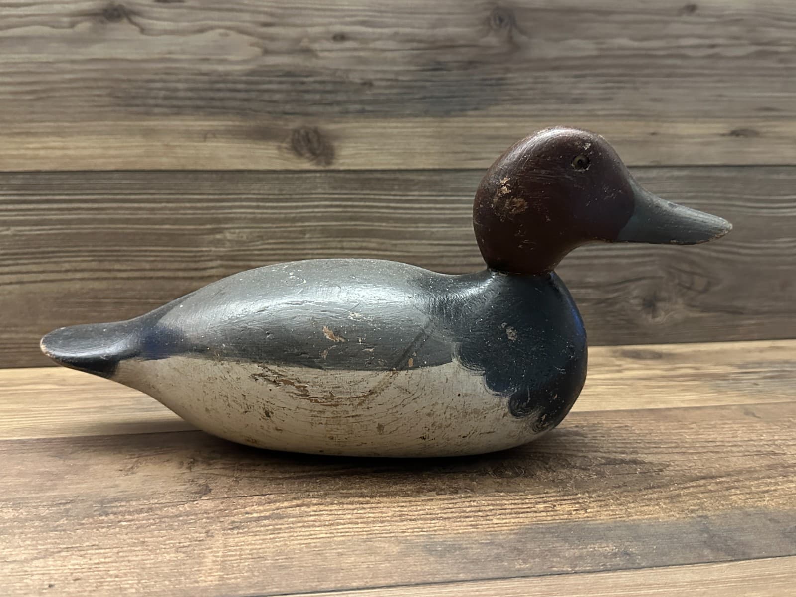 Antique Vintage Wood Duck Decoy **MASON** Redhead Drake --- Standard 5