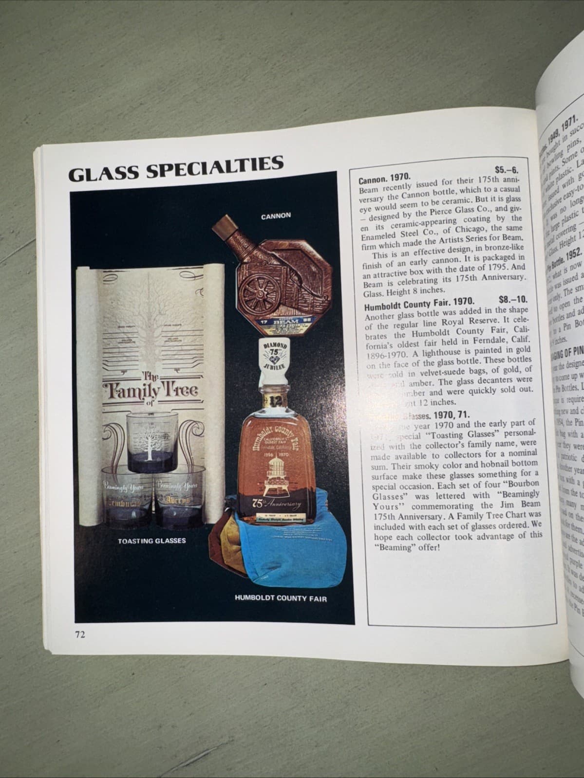 Jim Beam's Bottles Book ID Price Guide 1971 1972 Combura Avery 2/$5000 Photos 5