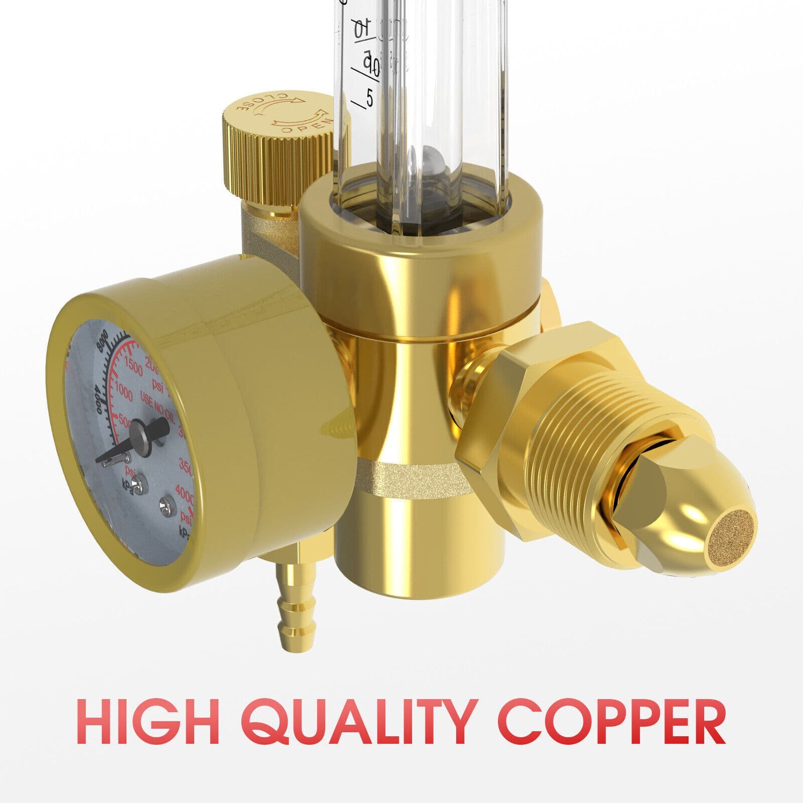 Mig Tig Flow Meter Regulator Argon CO2 Gas Welder Welding Weld Regulator Gauge 5