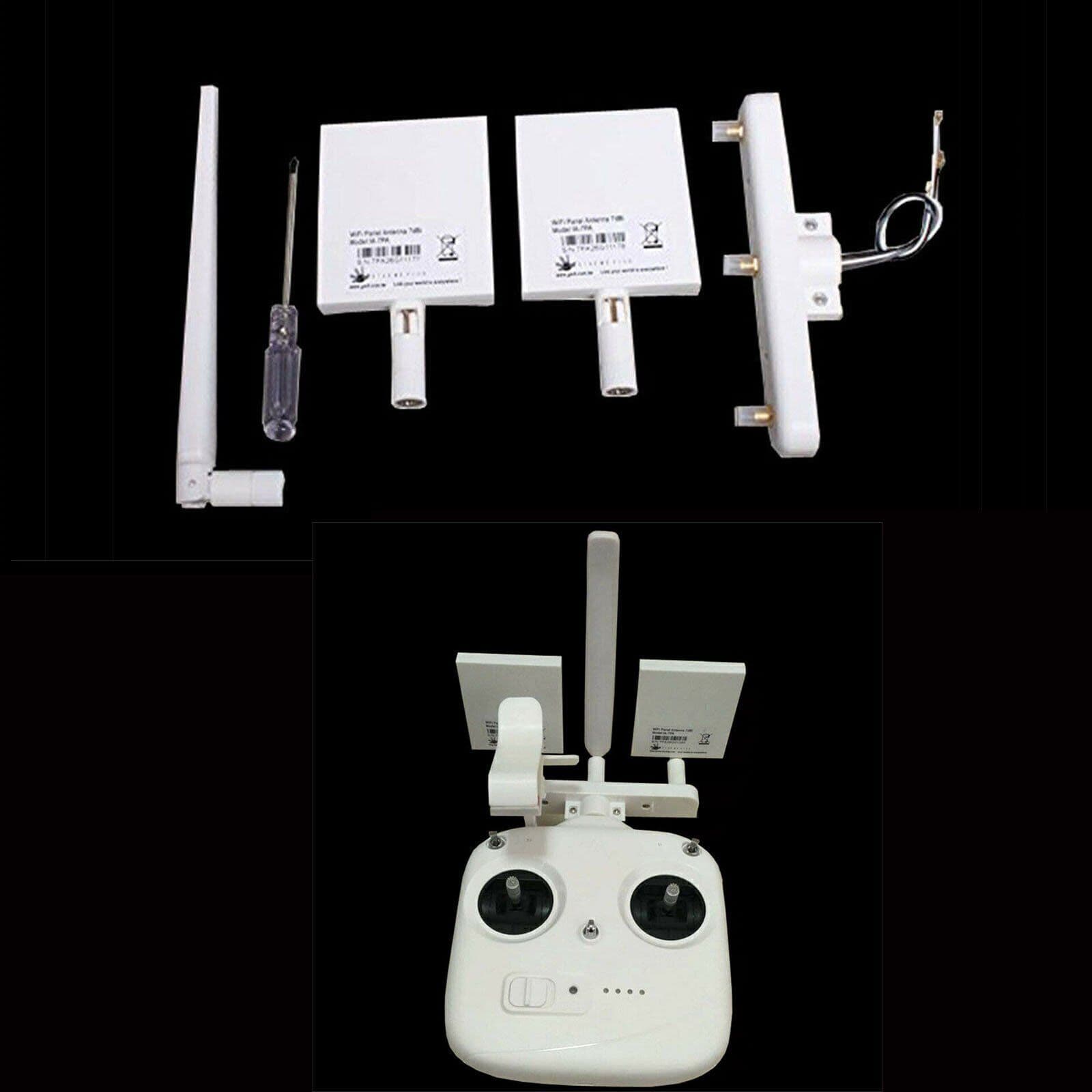 For DJI Phantom 3 Standard ARGtek WiFi Signal Range Extender Antenna Drone RC 3