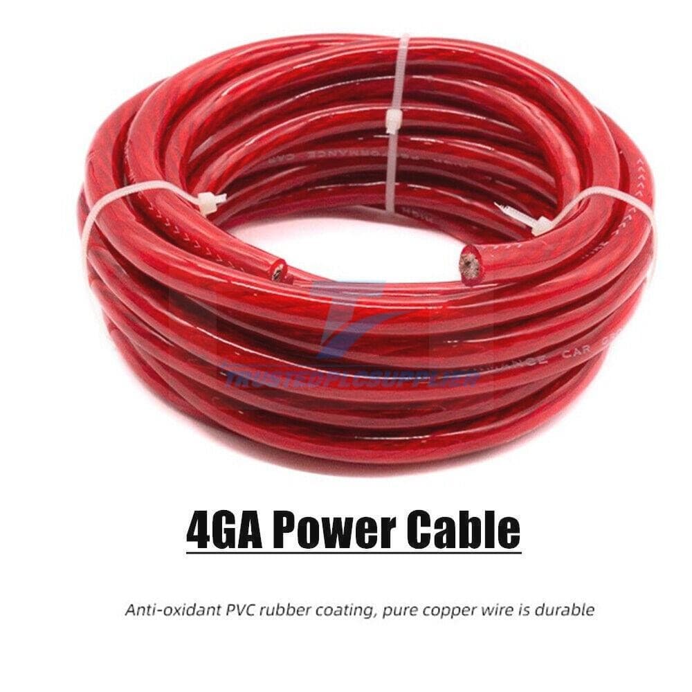 2300W 4 Gauge Car Audio Cable Kit Amplifier Install Amp RCA Subwoofer Sub Wiring 2