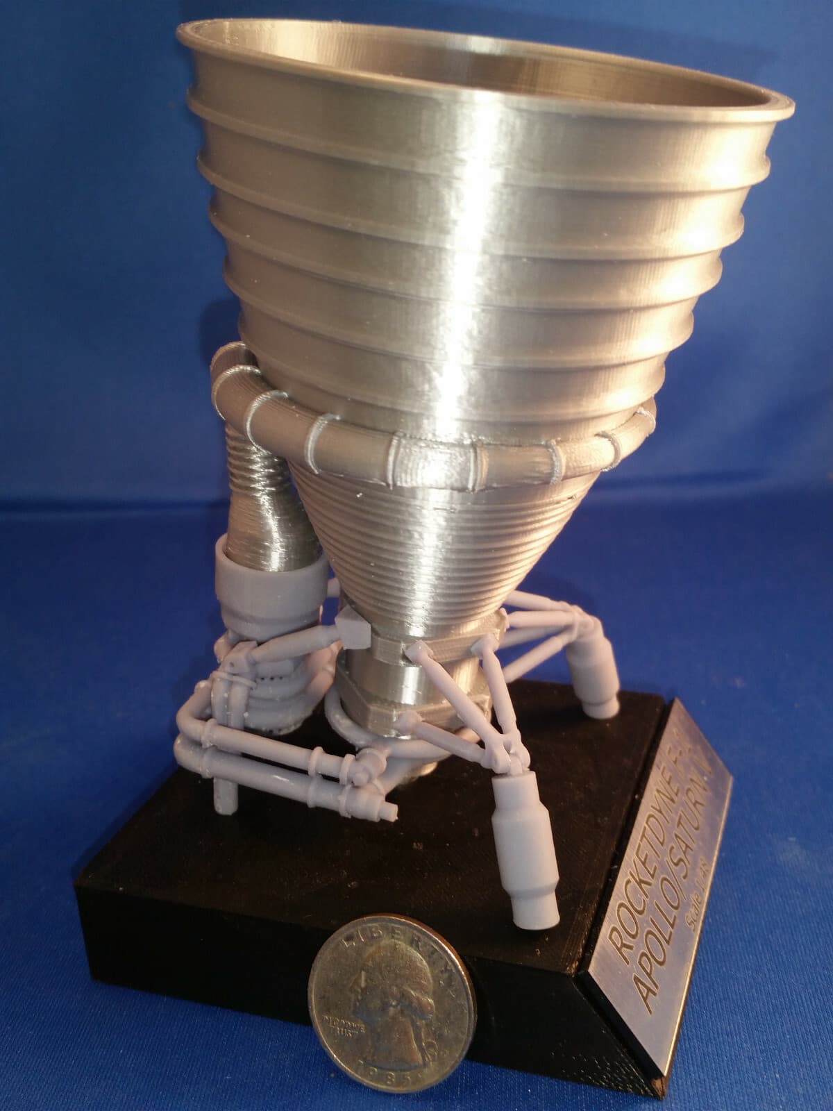 Apollo 11 Saturn V F1 Rocket Engine Model, 1/48 Scale 5