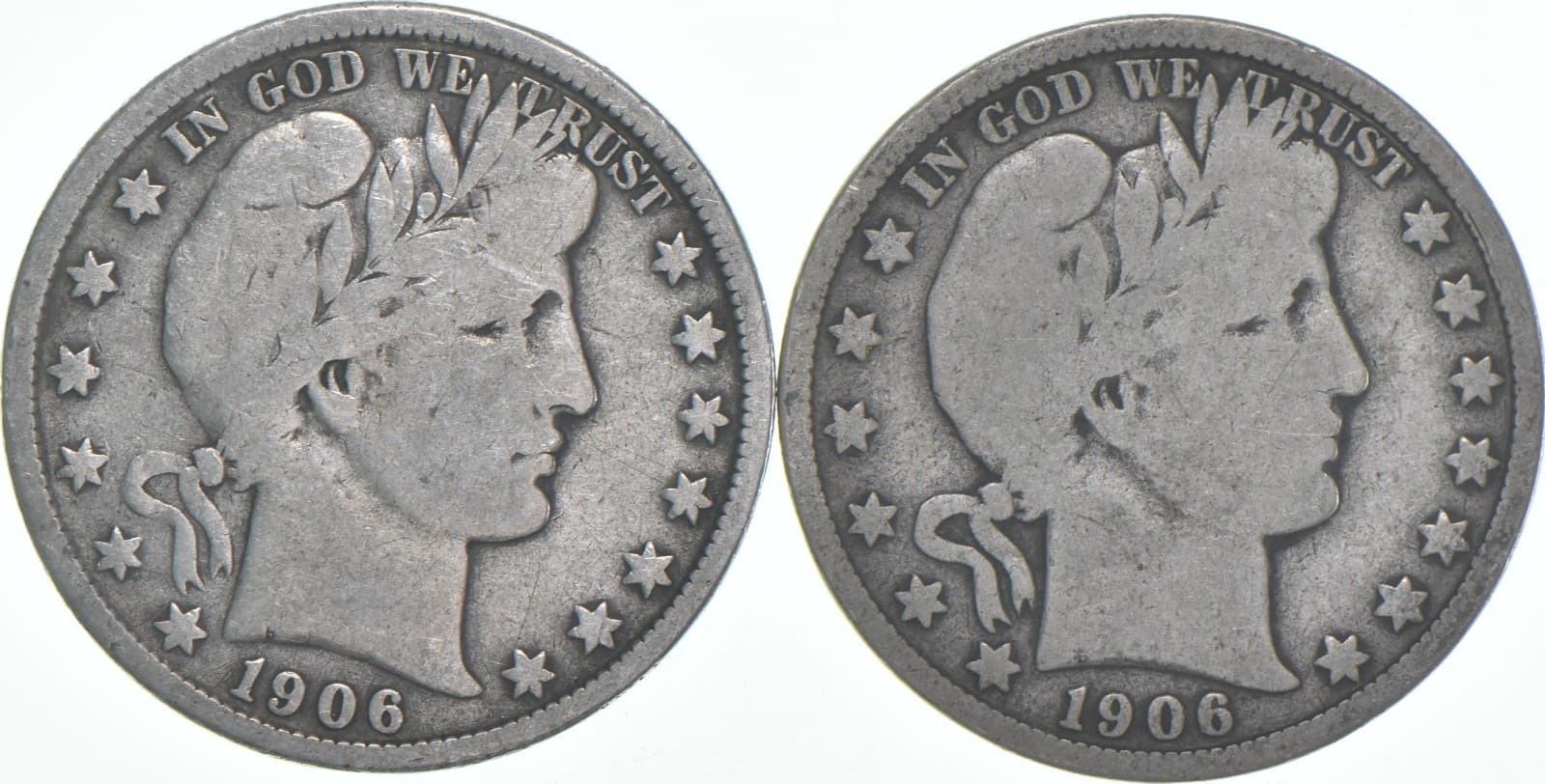 1906-D Barber Half Dollar Average Circ 3