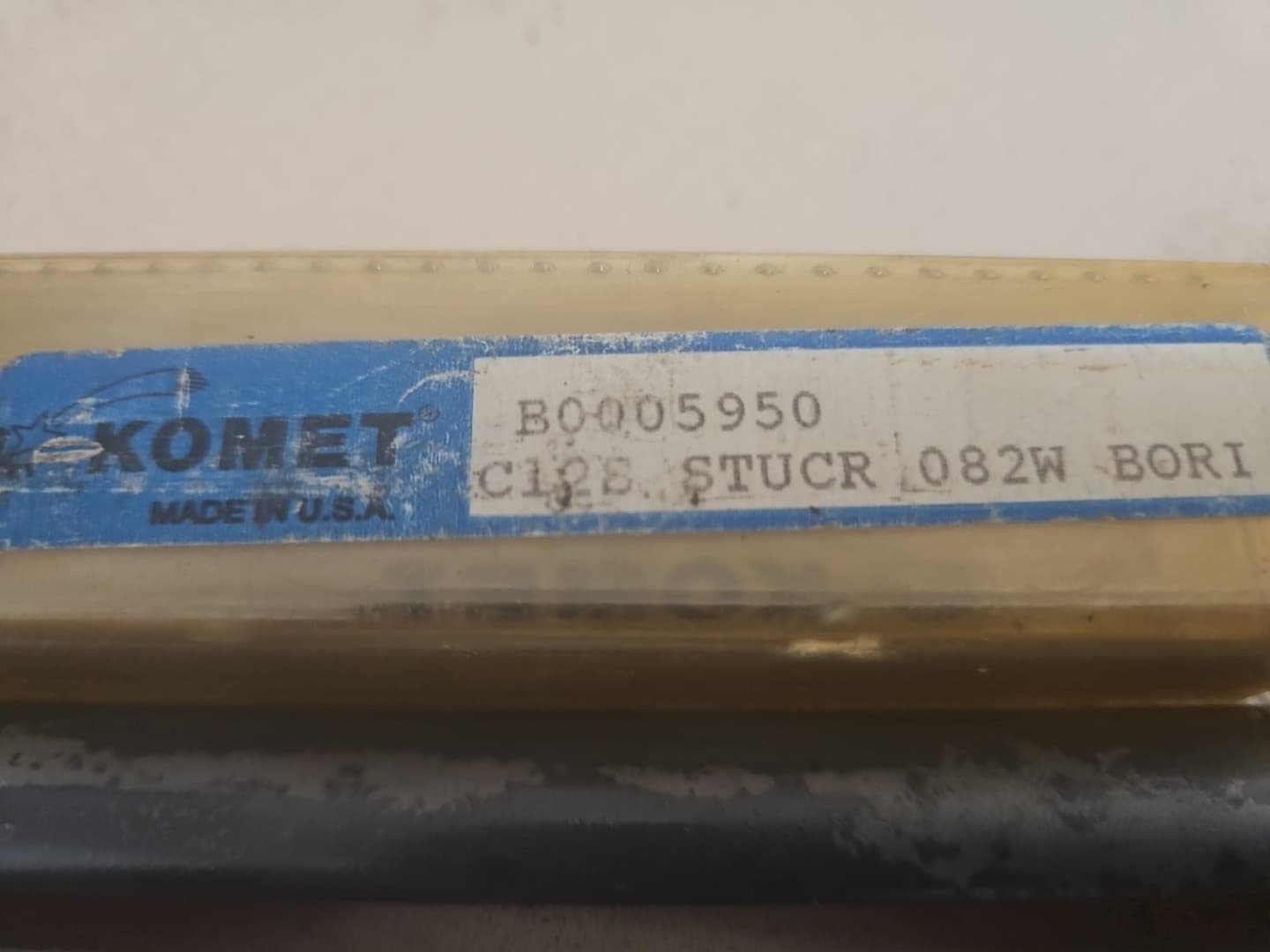 KOMET 3/4" RH STUCR THUR Coolant  Indexable Solid Carbide Boring Bar TCMT S] 2