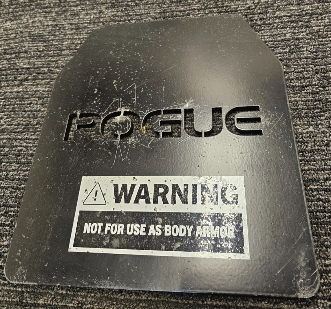 ROGUE CAST WEIGHT VEST PLATE Black 11" X 9-3/4"