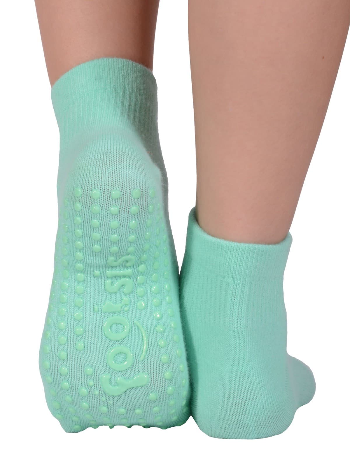 Footsis Non Skid Grip Socks for Yoga, Pilates, Barre, Home - Style “Bunny" 3