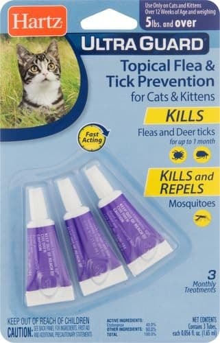 Flea Treatment Medicine For Cats Kittens Drops Meds Remedy Tick Control Topical 2