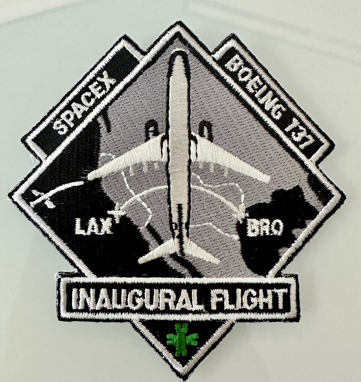 SPACEX BOEING 737 INNAUGURAL FLIGHT MISSION PATCH 3.5” USA