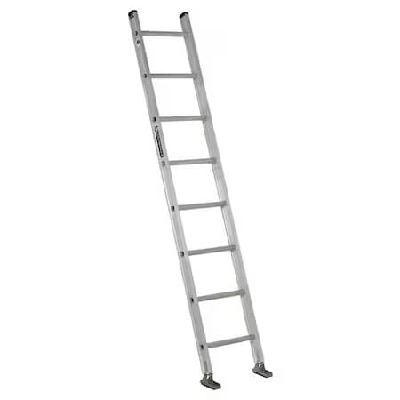 Louisville Ae2108 8 Ft. Overall H, Straight Ladder, Aluminum, 8 Steps, Natural