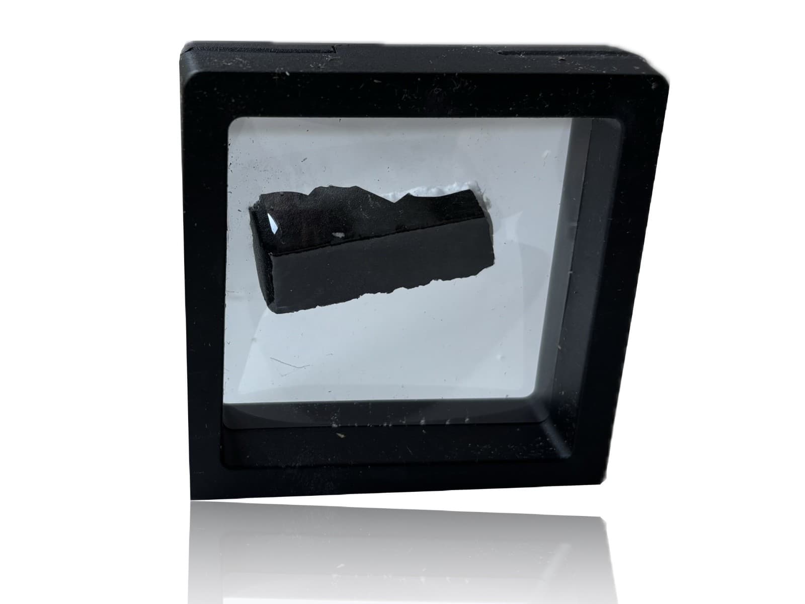 SPACE SHUTTLE  BURAN 2.01 HEAT SHIELD THERMAL BLACK TILE FRAGMENT #5 DISPLAY 4