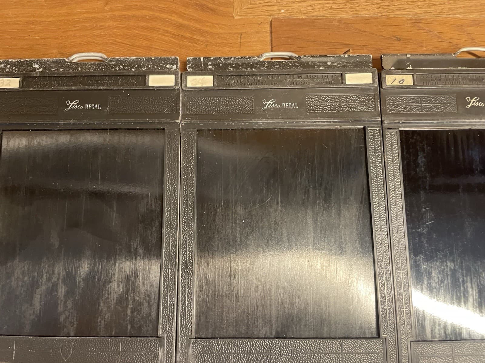 *READ : Exc+5* Lot of 1 Toyo & Lot of 3 Lisco Regal 4x5 Cut Film Holder From JPN 3