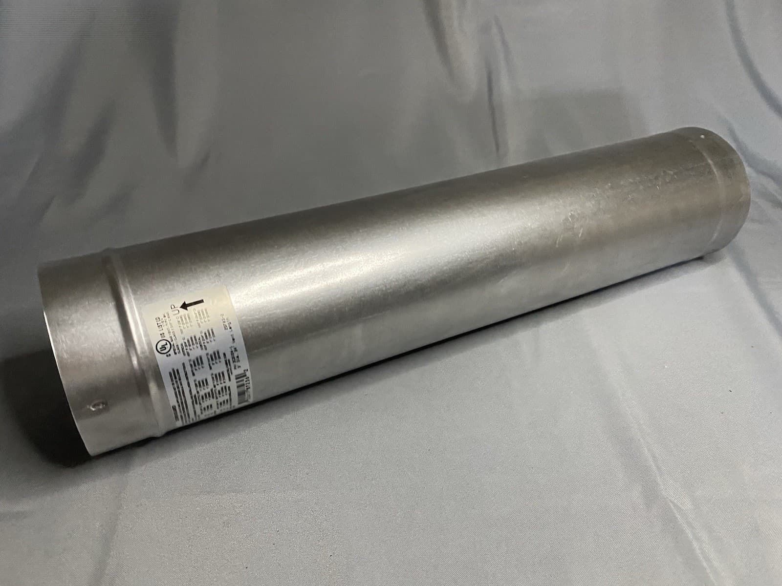 Corr Guard 24” Double-Wall Metal Water Heater Gas Vent Pipe 3" Diameter 3CGV24-1