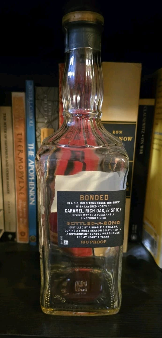 Empty Jack Daniels Bottled In Bond Bonded 700 ml Bottle Tennessee Whiskey 4