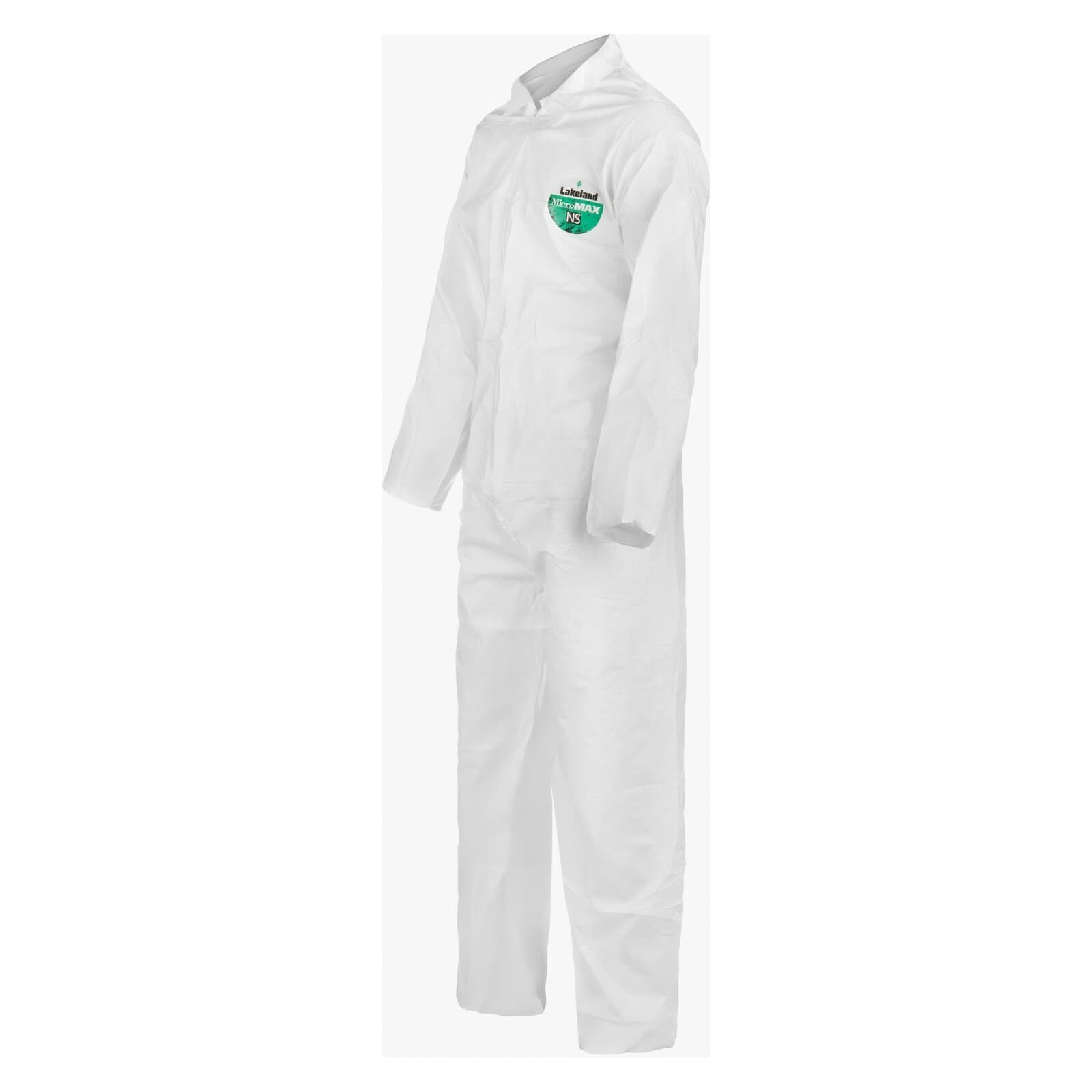 NEW Lakeland Protective Suit 1 Pc Size L Large Coverall Collar no Hood Zip Tyvek 3