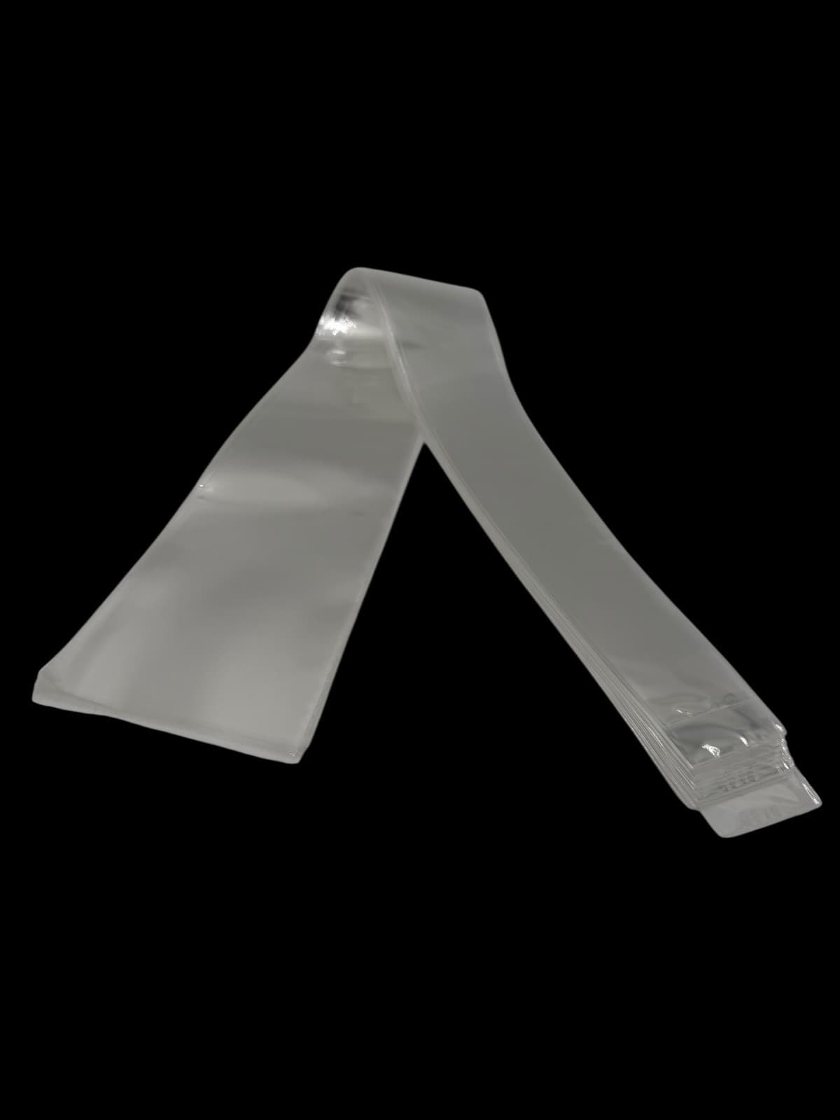 10X Clear Necktie Protectors | Plastic Tie Sleeves for Storage | Brand New