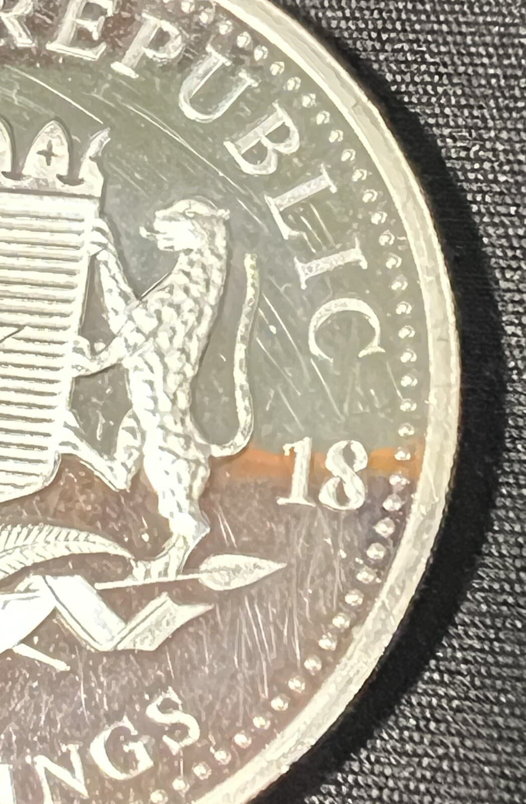 2018 1oz .9999 SILVER SOMALI REPUBLIC African Wildlife Elephant 100 Shillings 5