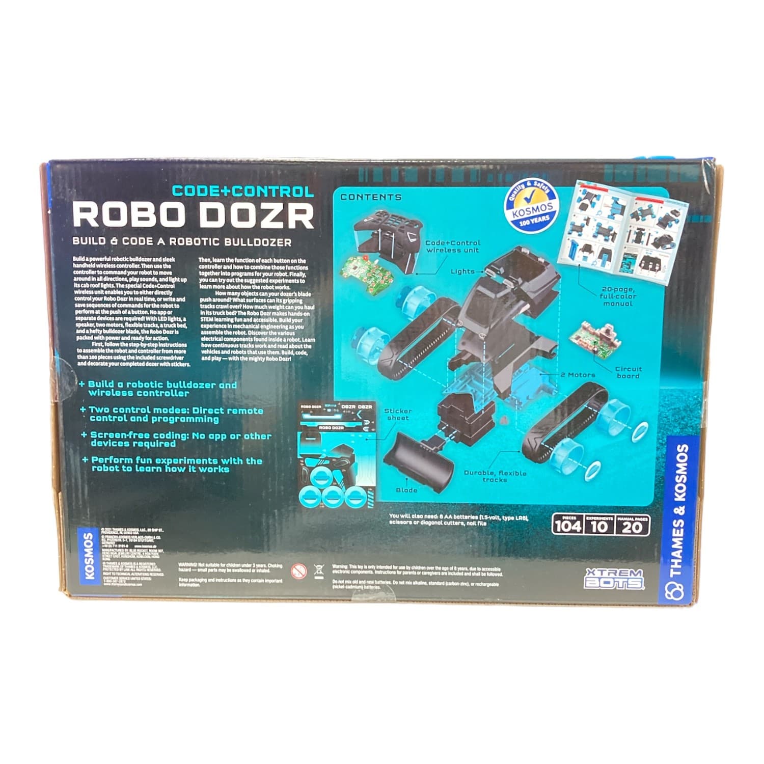 Thames & Kosmos Code+Control Robo Dozr Engineering & Robotics Kit 2