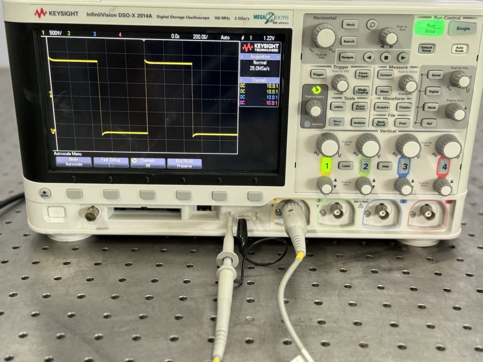 Keysight DSOX2014A 100MHz 4-Ch Oscilloscope – Tested, Screen Mark, No Probes 5