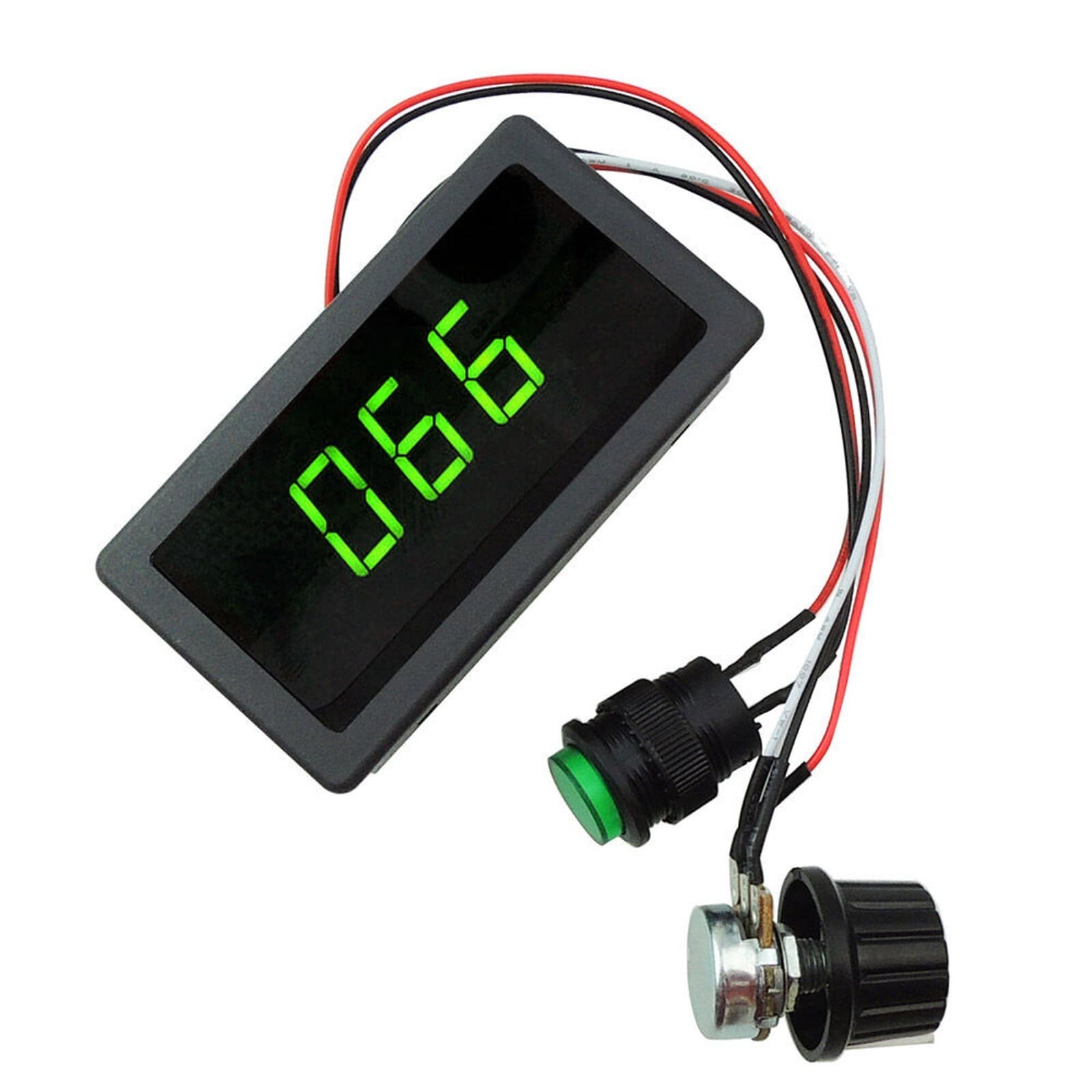 DC 6-30V Motor Speed Controller With 12V 24V 8A PWM Digital Display & Switch 3