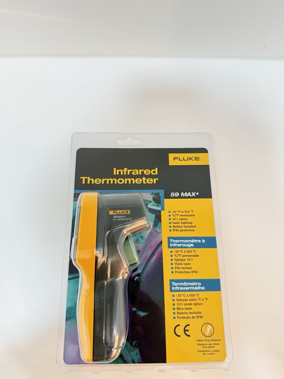 FLUKE 59 MAX INFRARED THERMOMETER (NEW FACTORY SEALED) SHIPS FAST - NEW 2