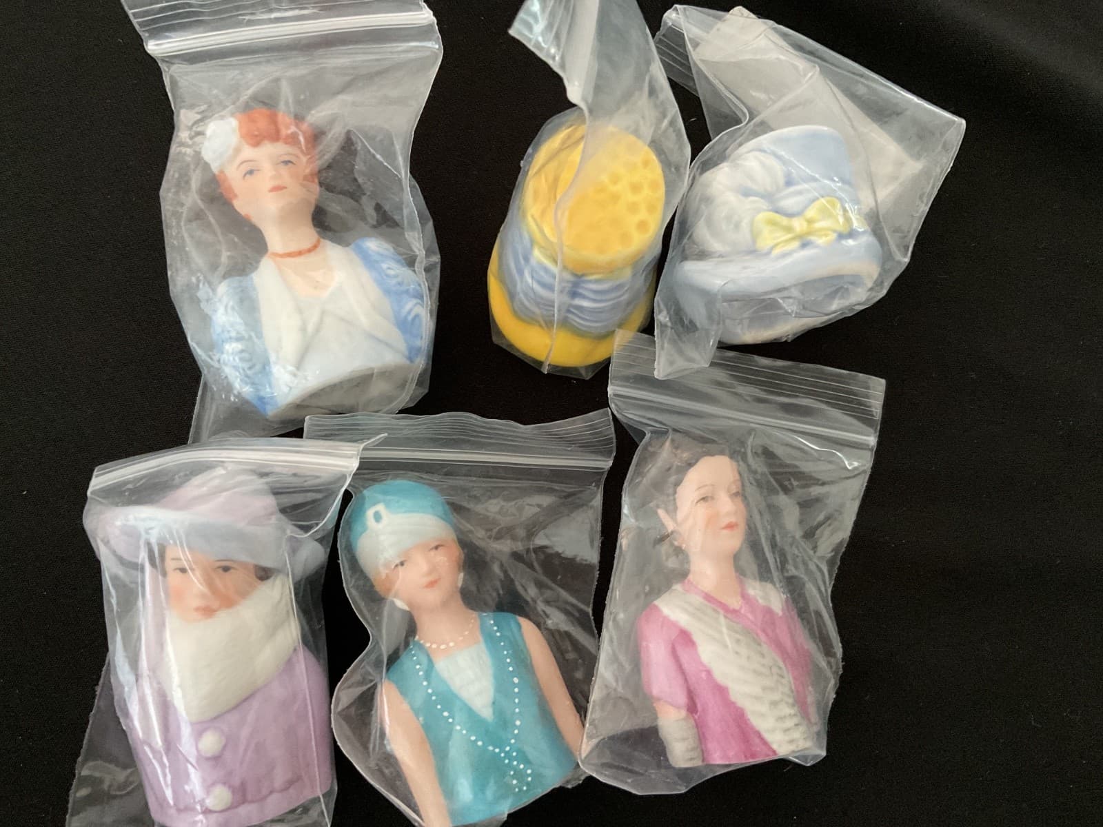 Lot Of 125 Sewing Thimbles Random Misc Bone China Ceramic Porcelain 4