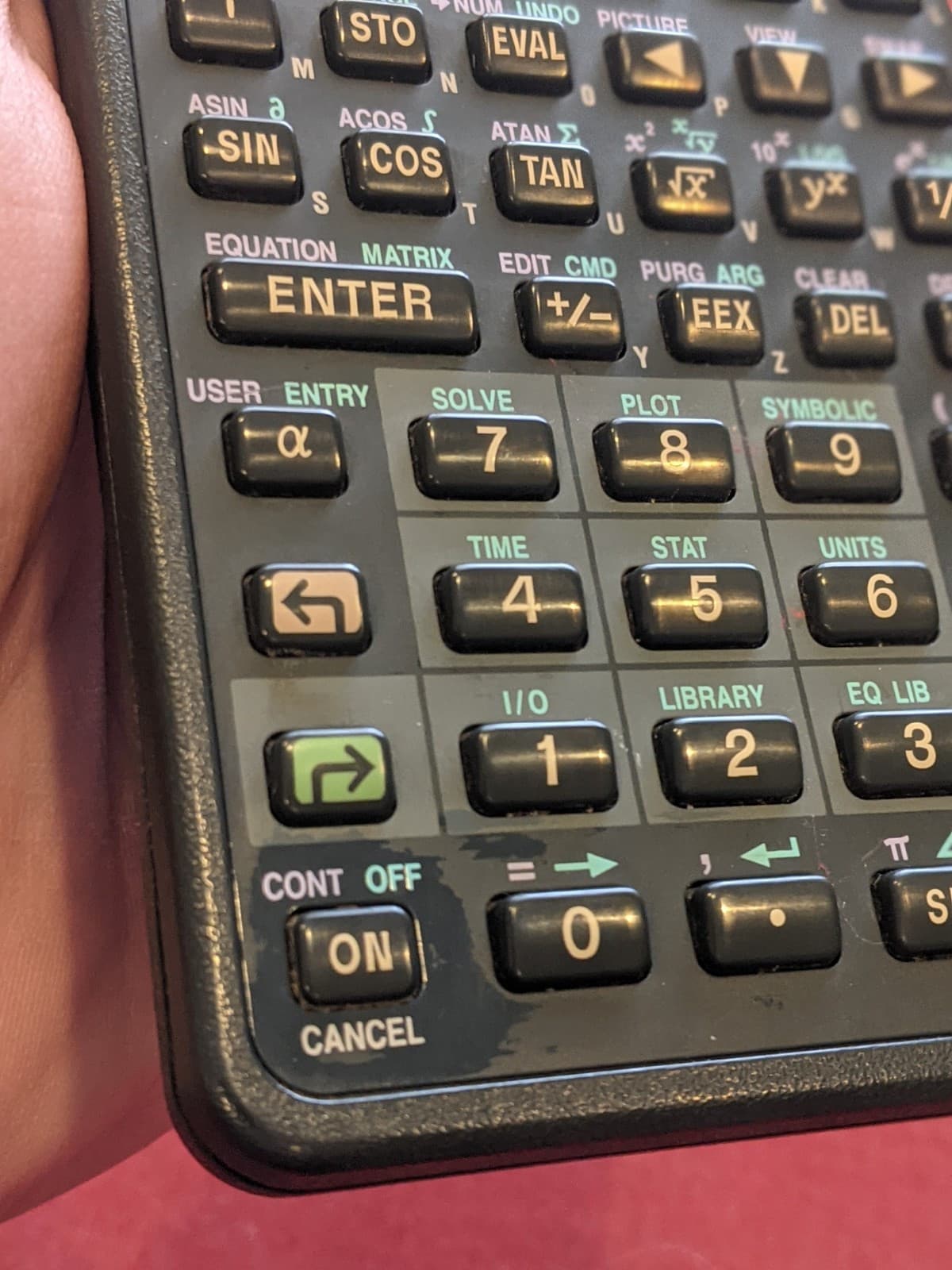 HP 48G Graphing Scientific Calculator 32K RAM Bezel Power 6