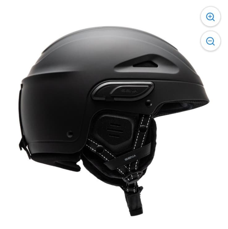Sena Latitude SX Smart Snow/Ski Helmet, Built-in Speakers Mic Intercom, Black, M 4