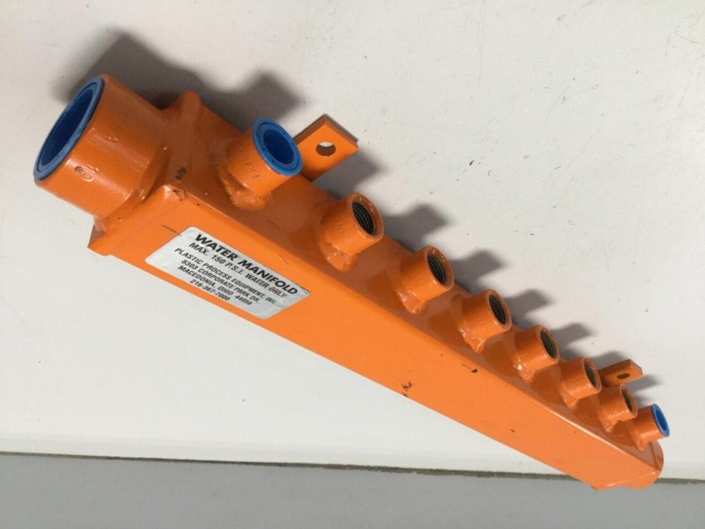 PPE 8 Port Water Manifold 1 1/4 3MSAA105 B16 3447 Used #109971 2