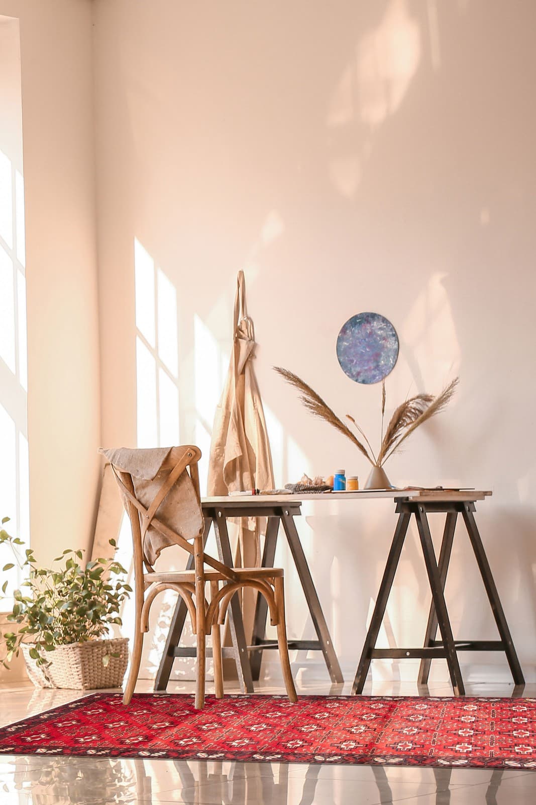 Vintage Hand-knotted Runner Rug 3'10" x 8'2" Traditional Oriental Wool Carpet 2