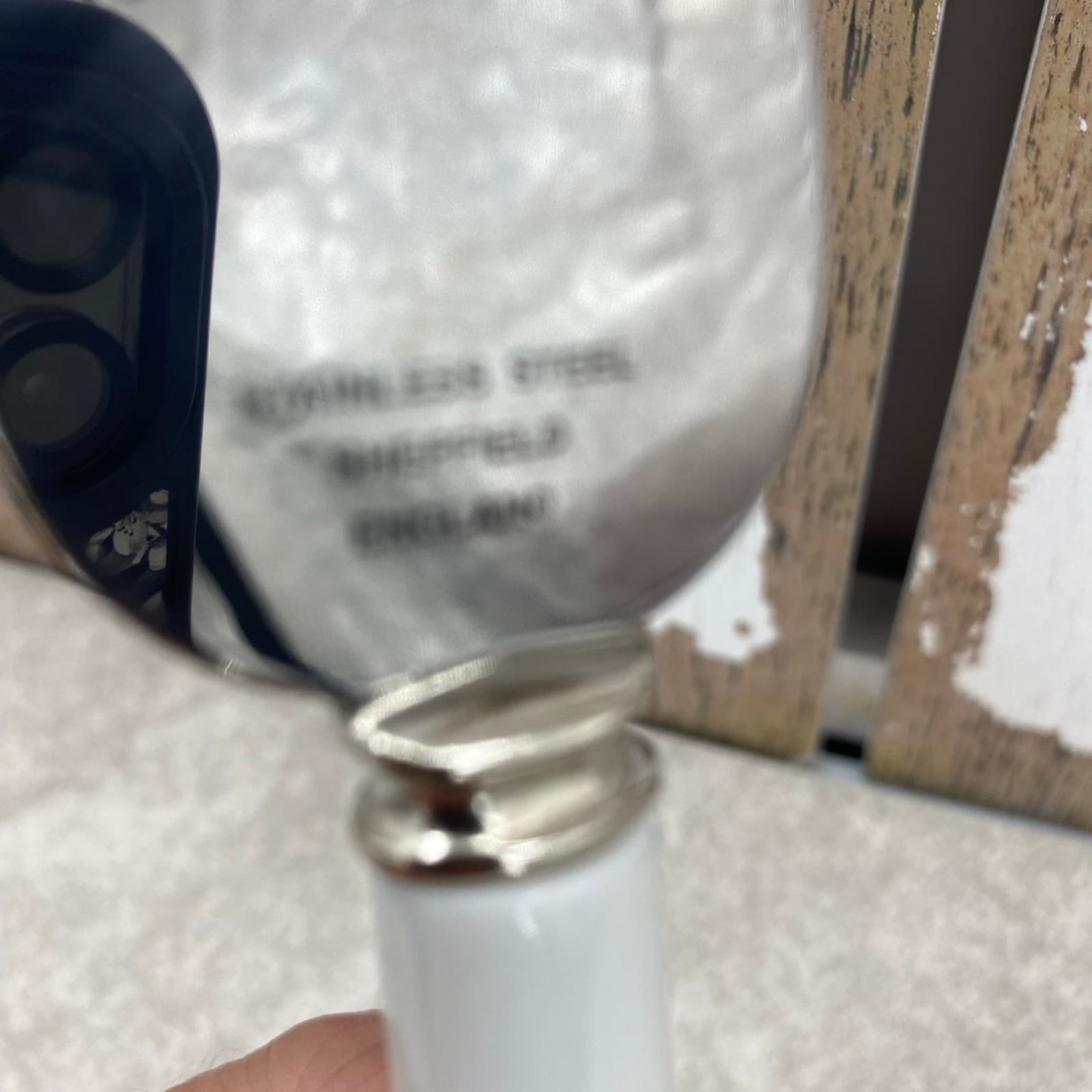 Vintage Sheffield England Christmas Holiday Porcelain & Stainless Steel Cake Pie 6