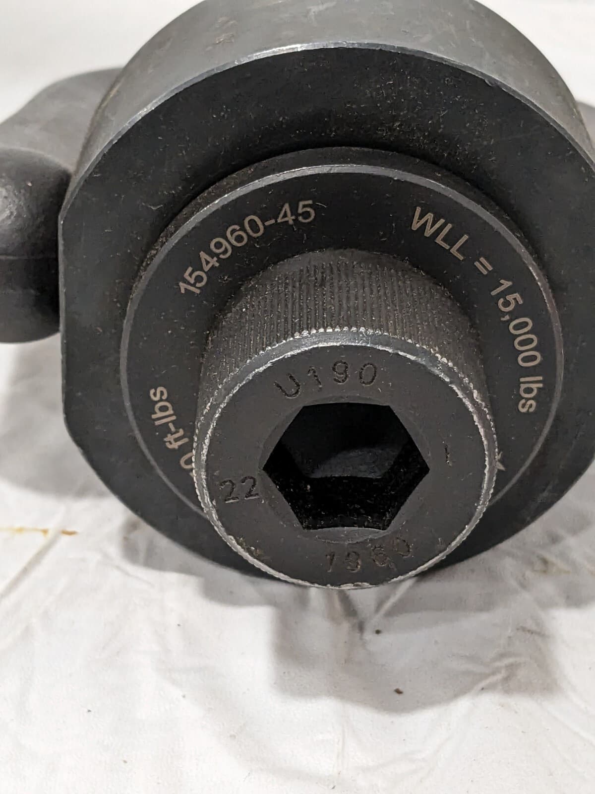 ADB Center Pull Hoist Ring: Screw-On, 15000 lb Capacity 33402 5