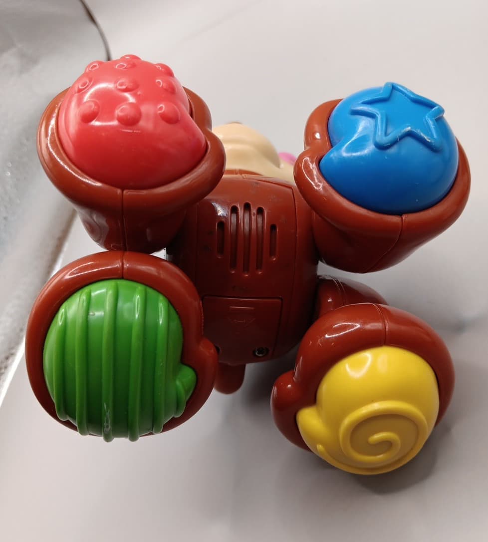 Fisher Price Amazing Animals Set 4 Giraffe Monkey Bear Hippo Clicker Sensory 5