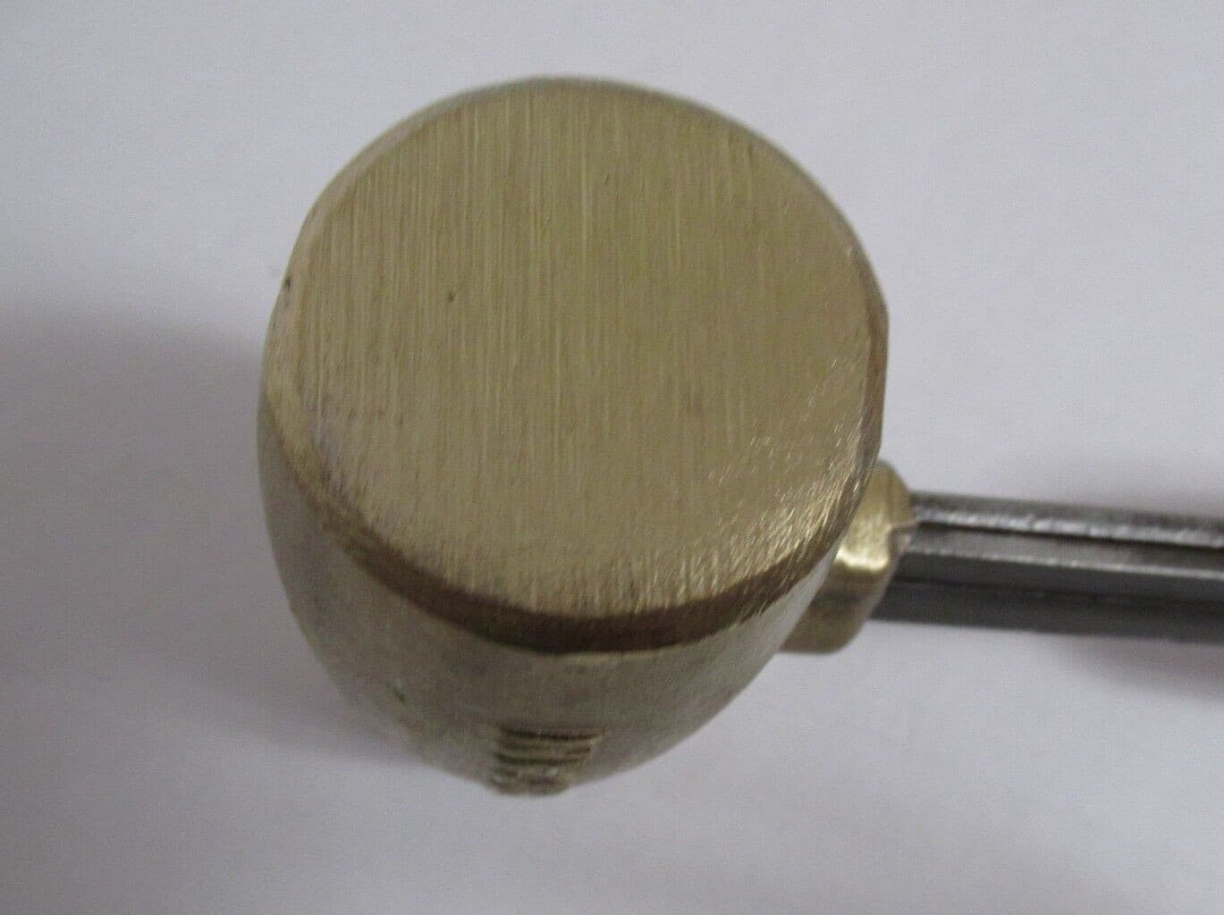 New American Hammer 4" Brass Alloy Non-Marring Head 5 lb. Mallet Aluminum Handle 6