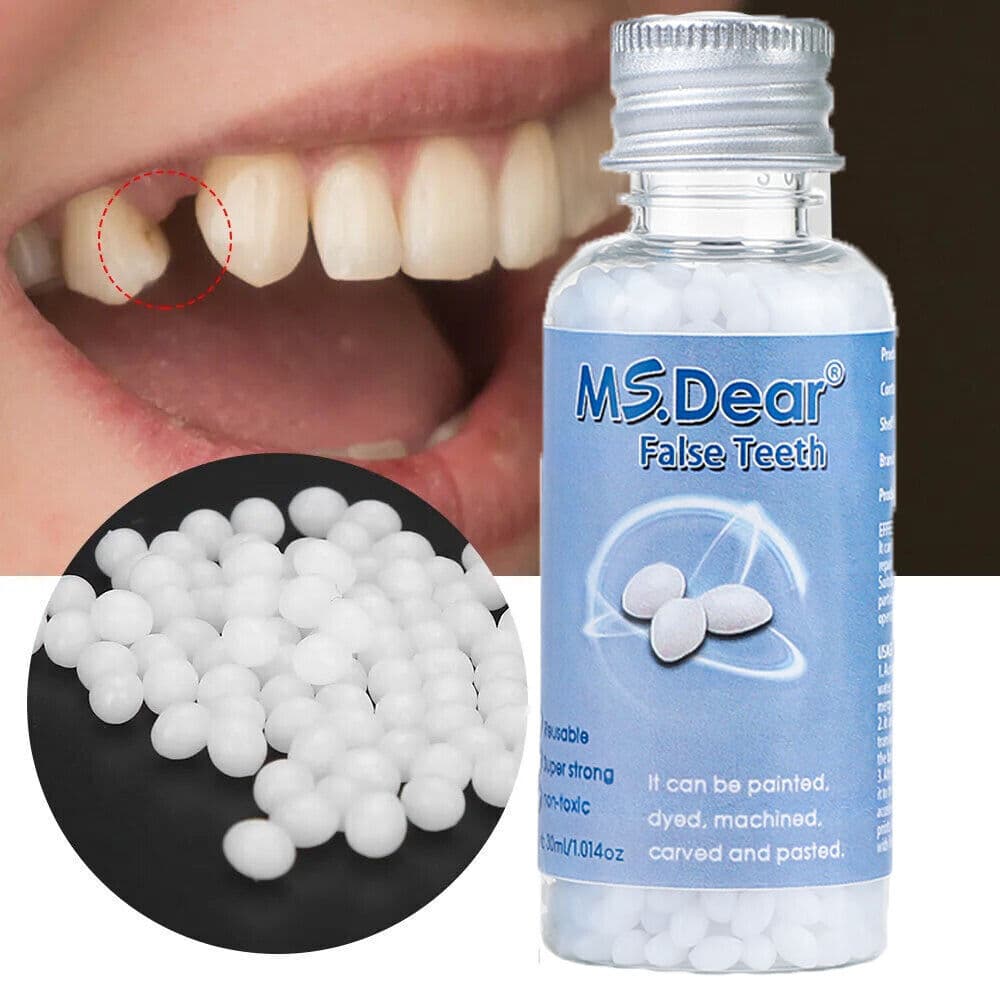 3/1x Dental Thermal Fitting Beads Teeth Veneers Moldable Temporary Tooth Repair