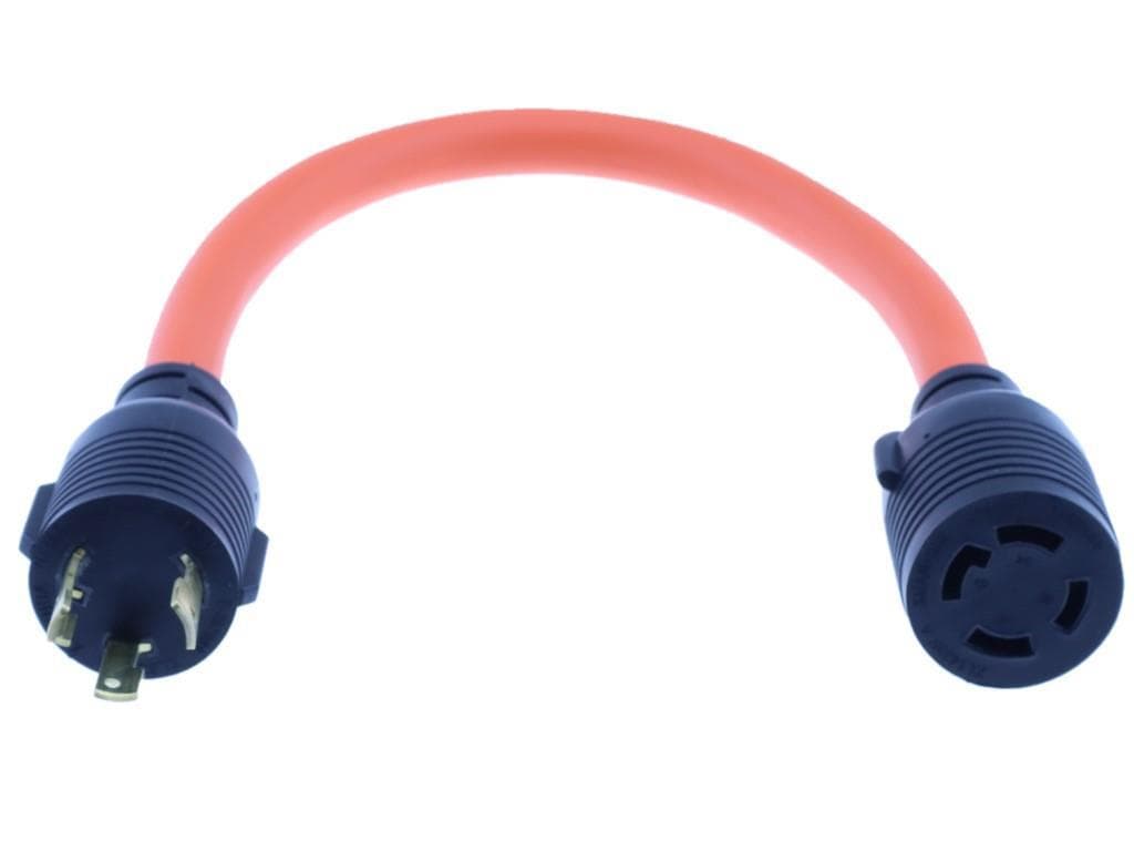 MPI Tools L5-30p to L14-30r pigtail adapter 10 Gauge generator adapter