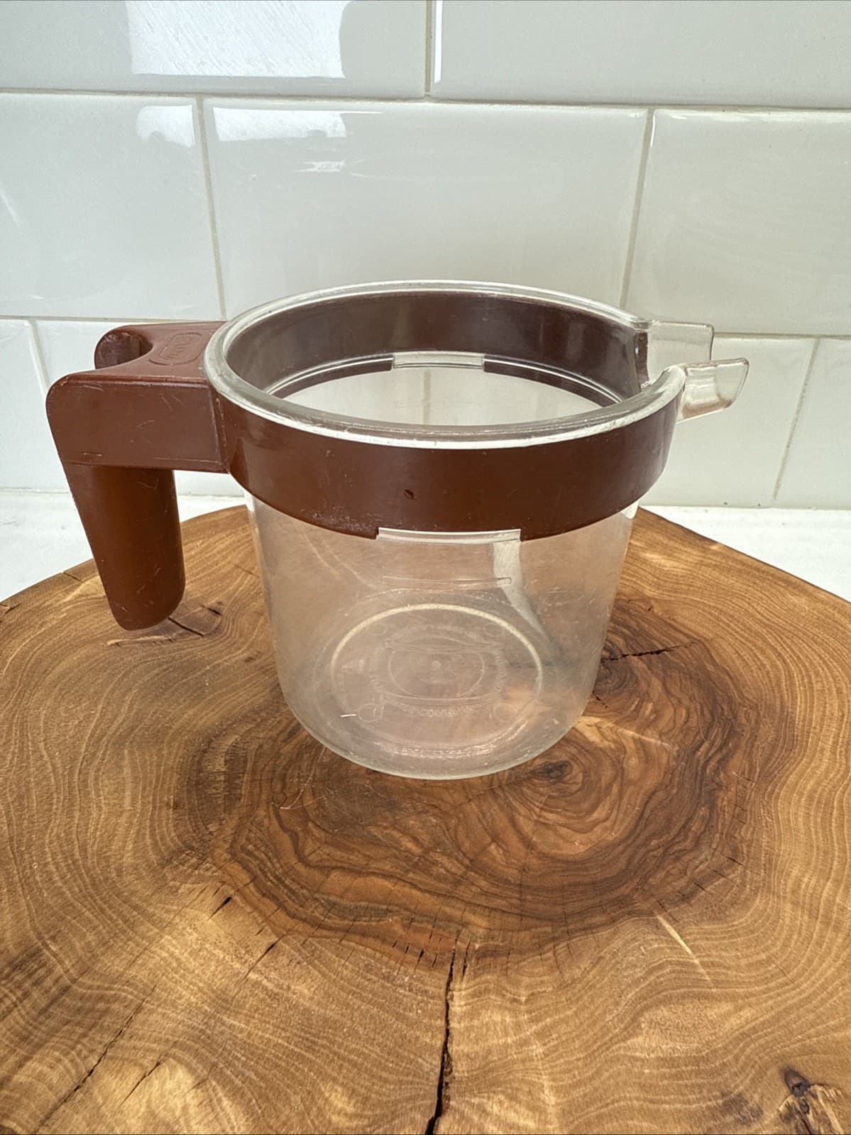 Little Tikes Party Kitchen Brown Rimmed Replacement Coffee Pot Carafe 5