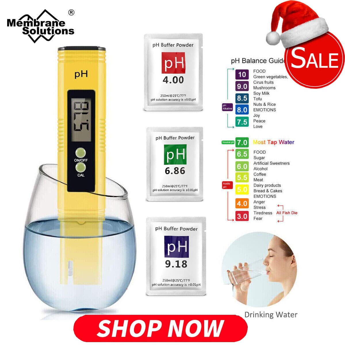 Digital Electric PH Meter LCD Tester Pocket Hydroponics Aquarium Water Test Pen