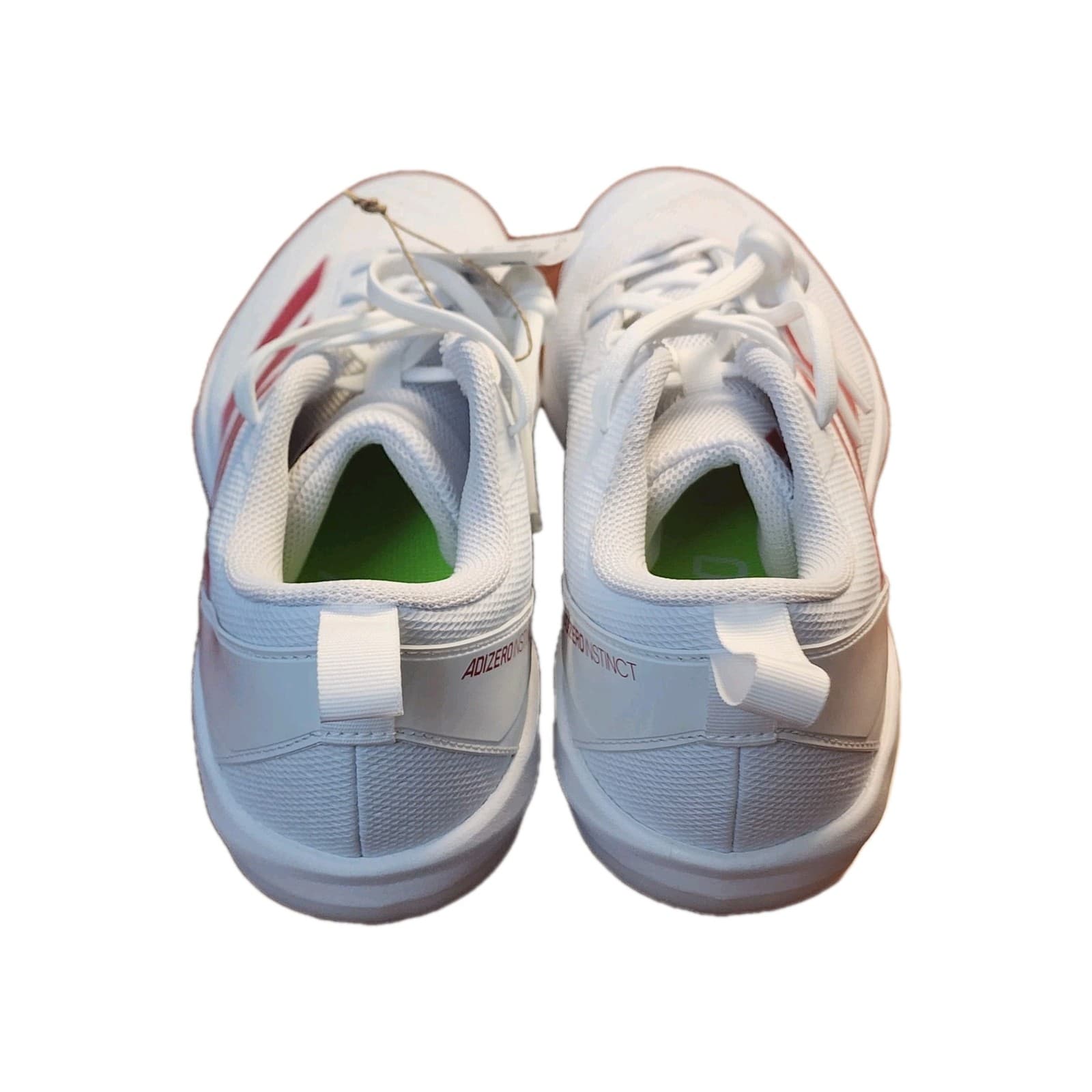 adidas® adiZERO® INSTINCT Women's Size 9.5 Softball Cleats IH3469 New White Red 4