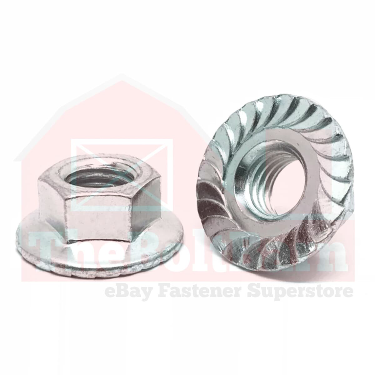 M10-1.25 Class 10 JIS Serrated Hex Flange Nuts Zinc Fine Thread (Pick Quantity)