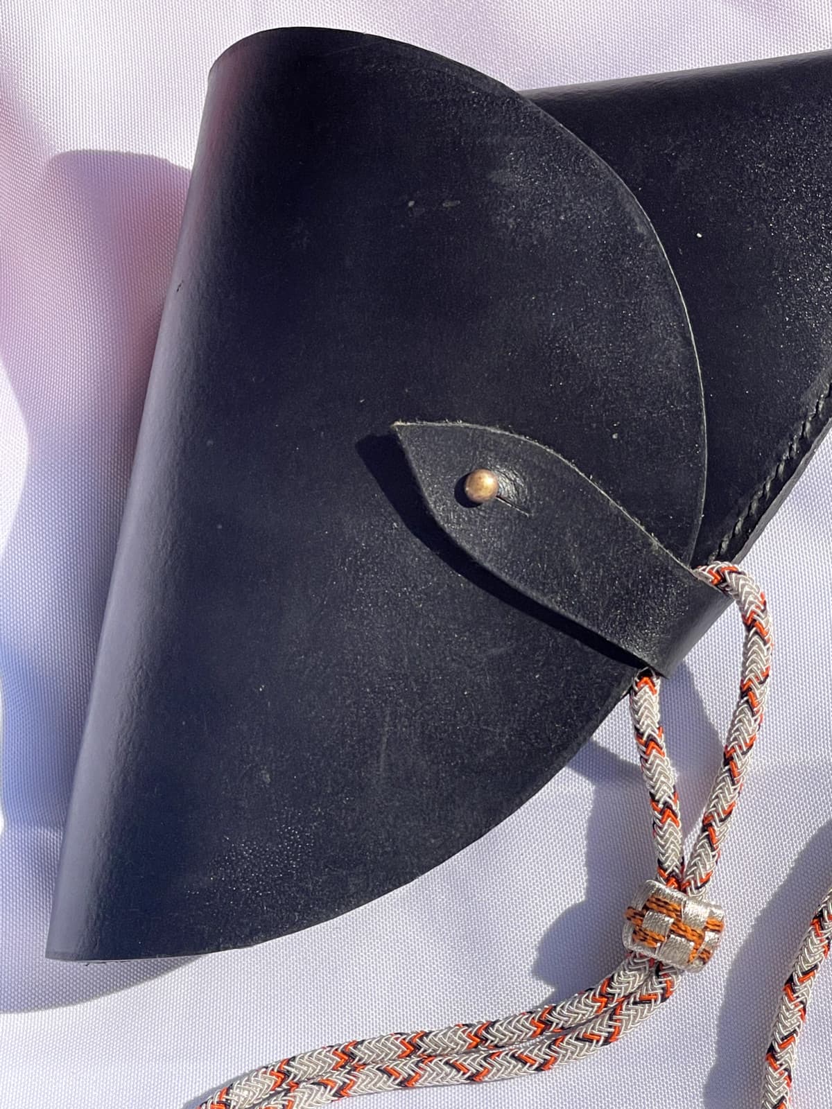 Russian imperial OFFICER nagant holster+Silver lanyard SET of 2 items 1897-1917 5