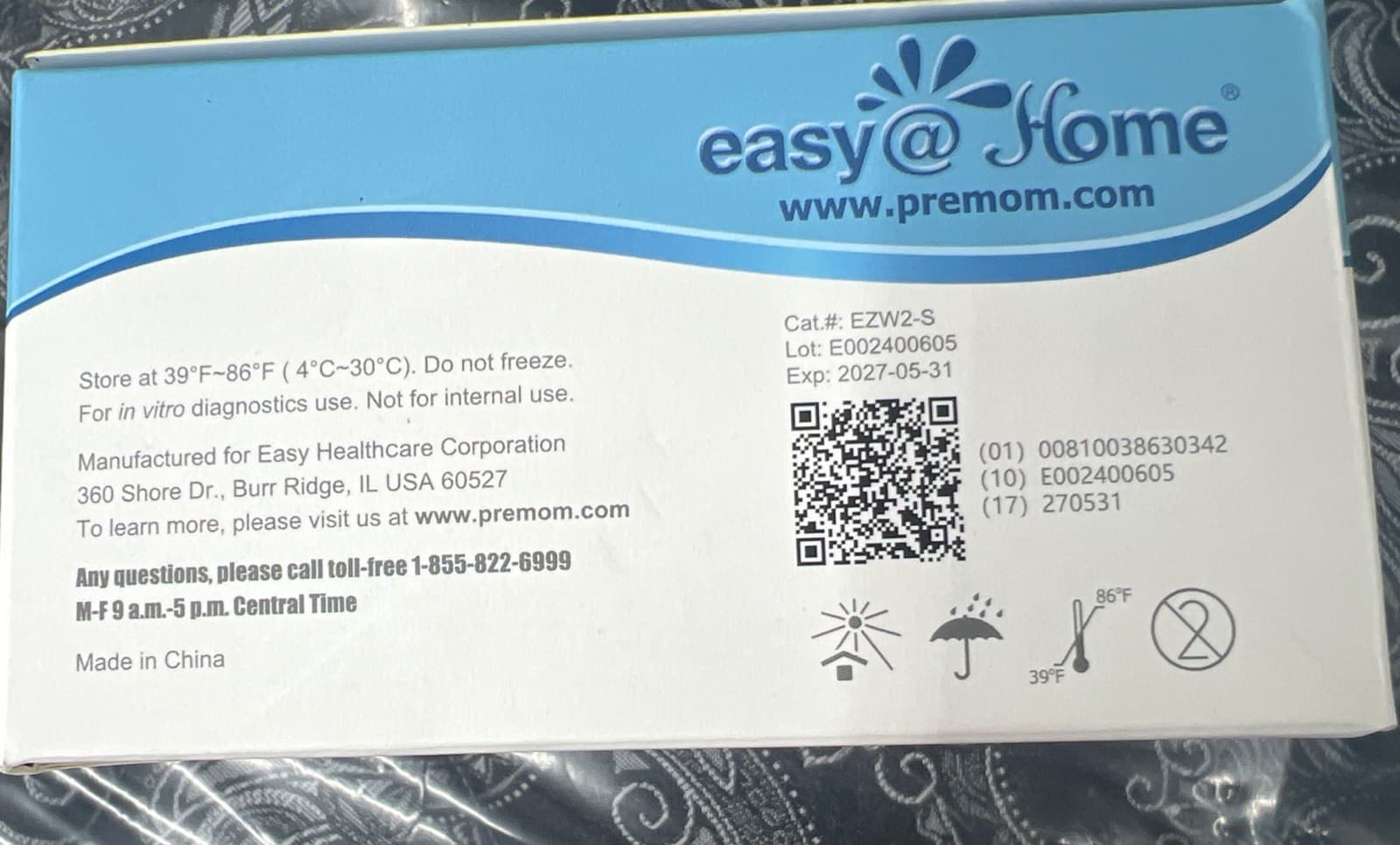 easy@Home. 100 Ct Ovulation Test Strips Exp2007-05-31 3