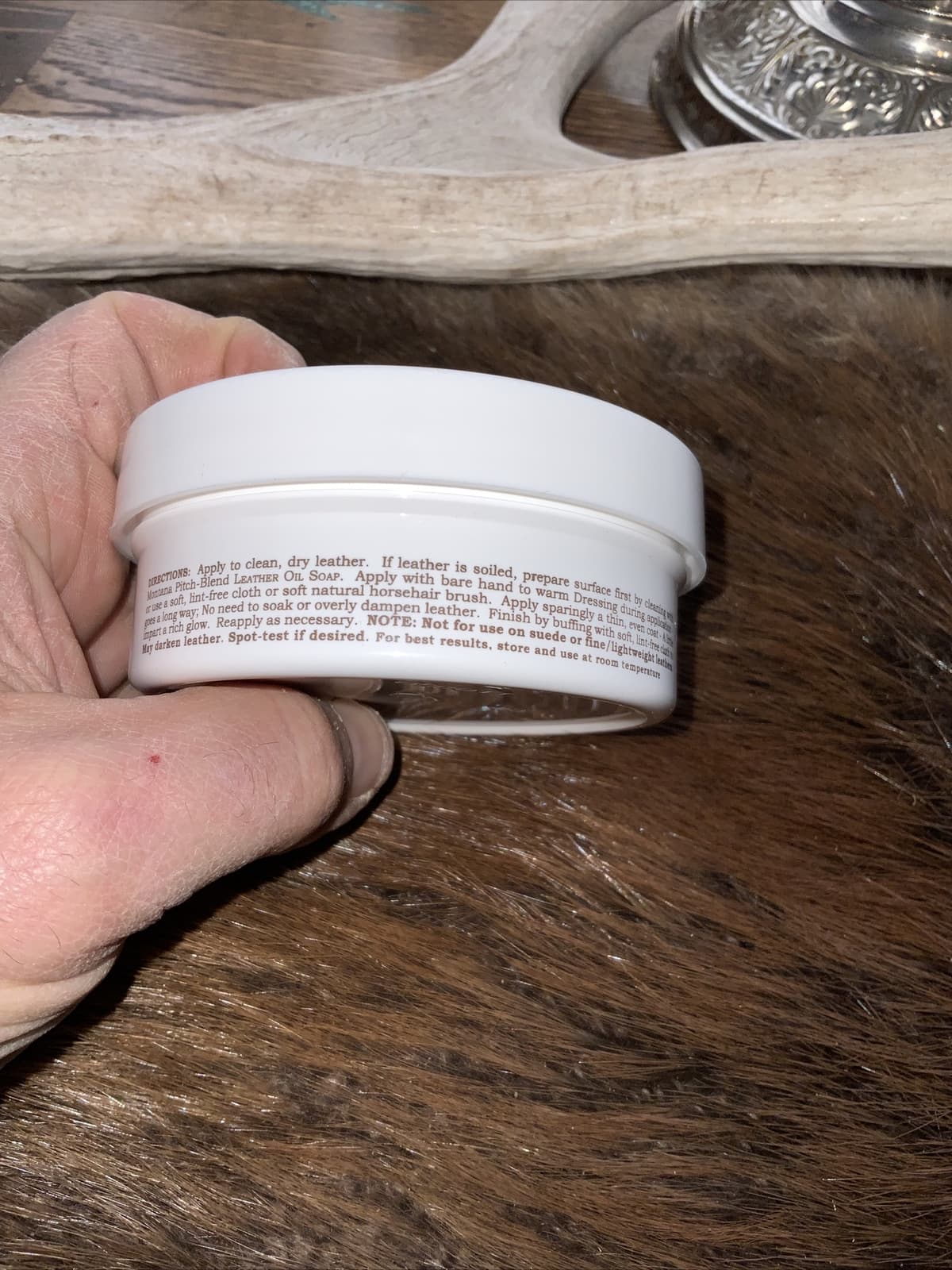 Montana Pitch Blend Leather Conditioner Paste, Boot cream, 4 Ounce Container! 3