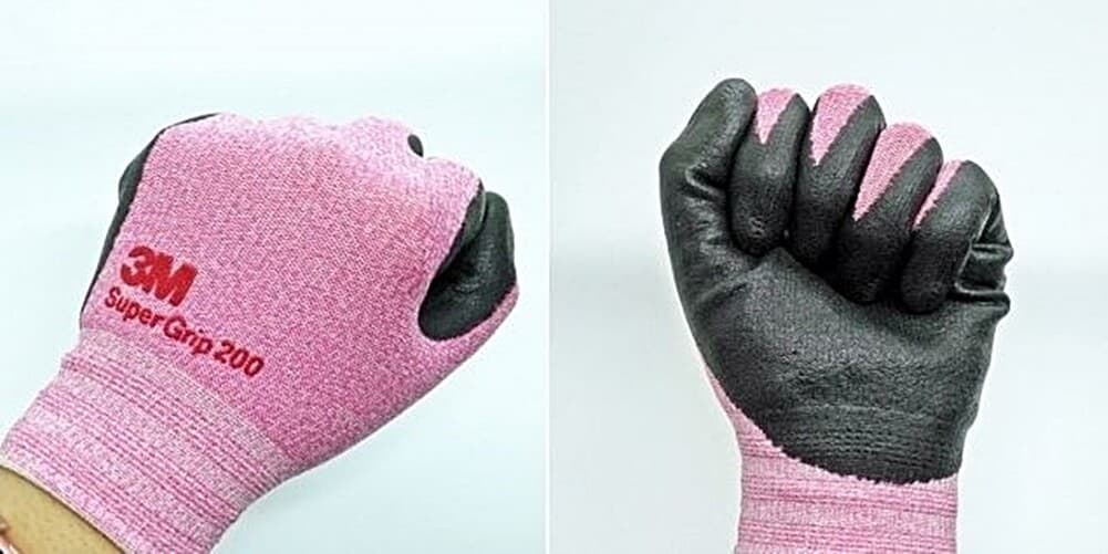 3M Nitrile Foam Coated Work Gloves 10 Pairs TouchScreen Breathable Reusable Pink 3