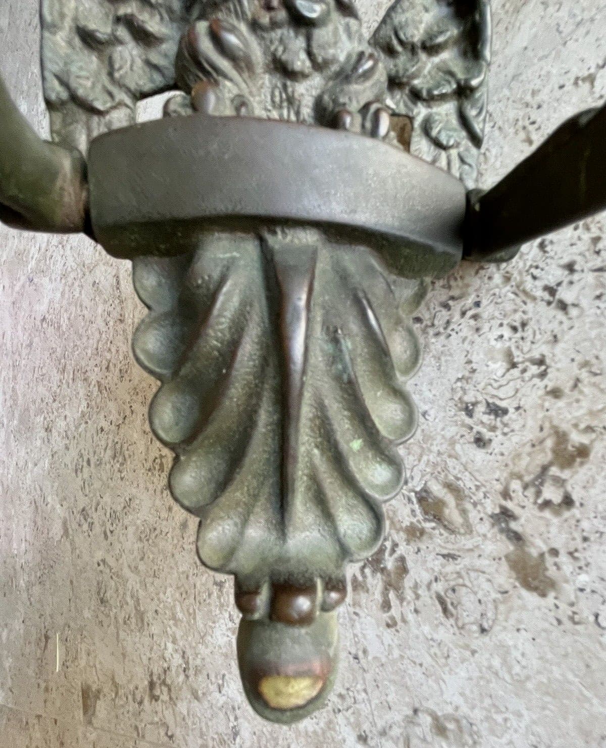 7" ANTIQUE c.1899 AMERICAN EAGLE ARCHITECTURAL SALVAGE DOORKNOCKER 6